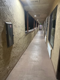 No elevetor access at the end of hallways nor in the middle.