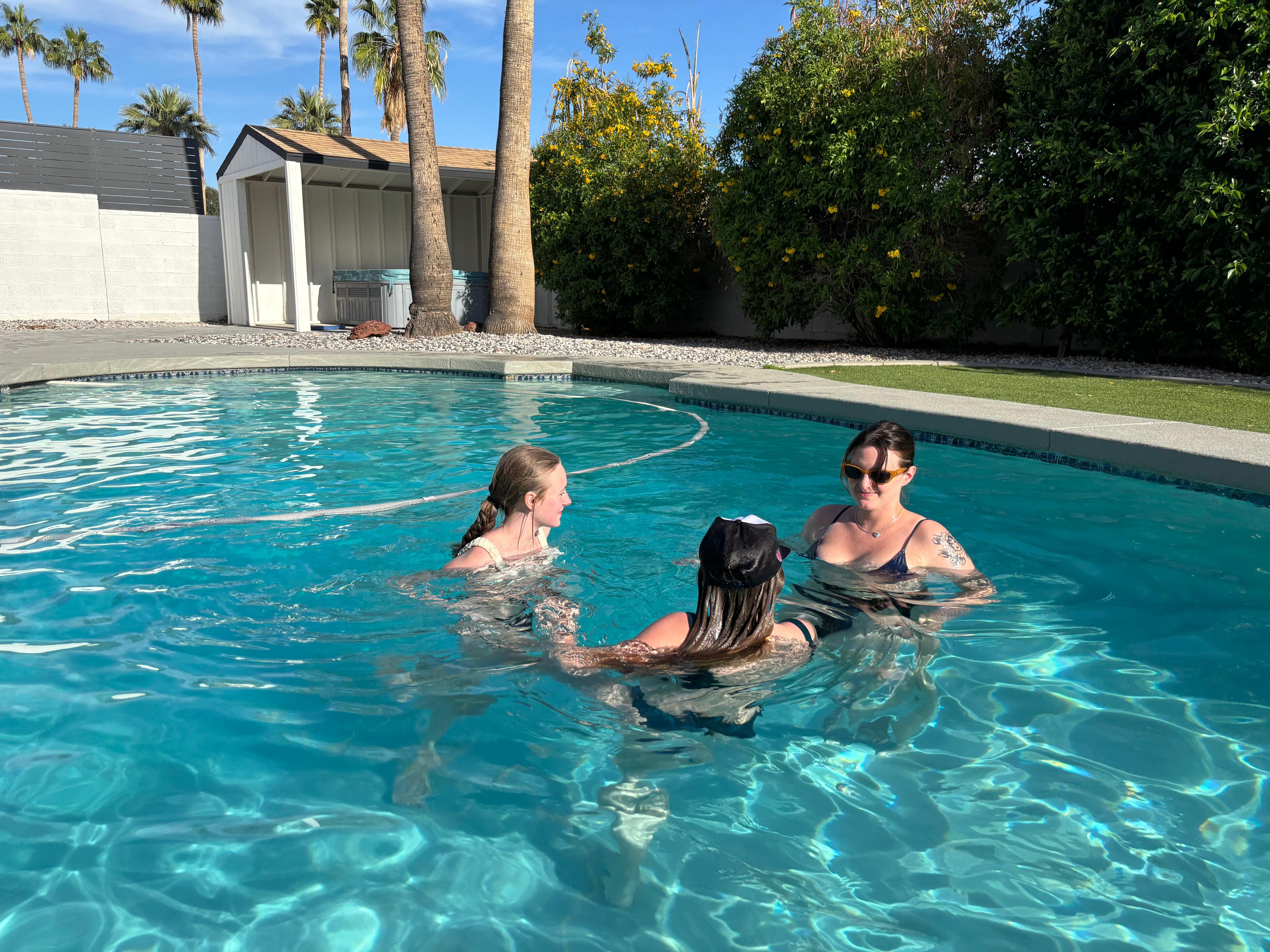 Pool day.