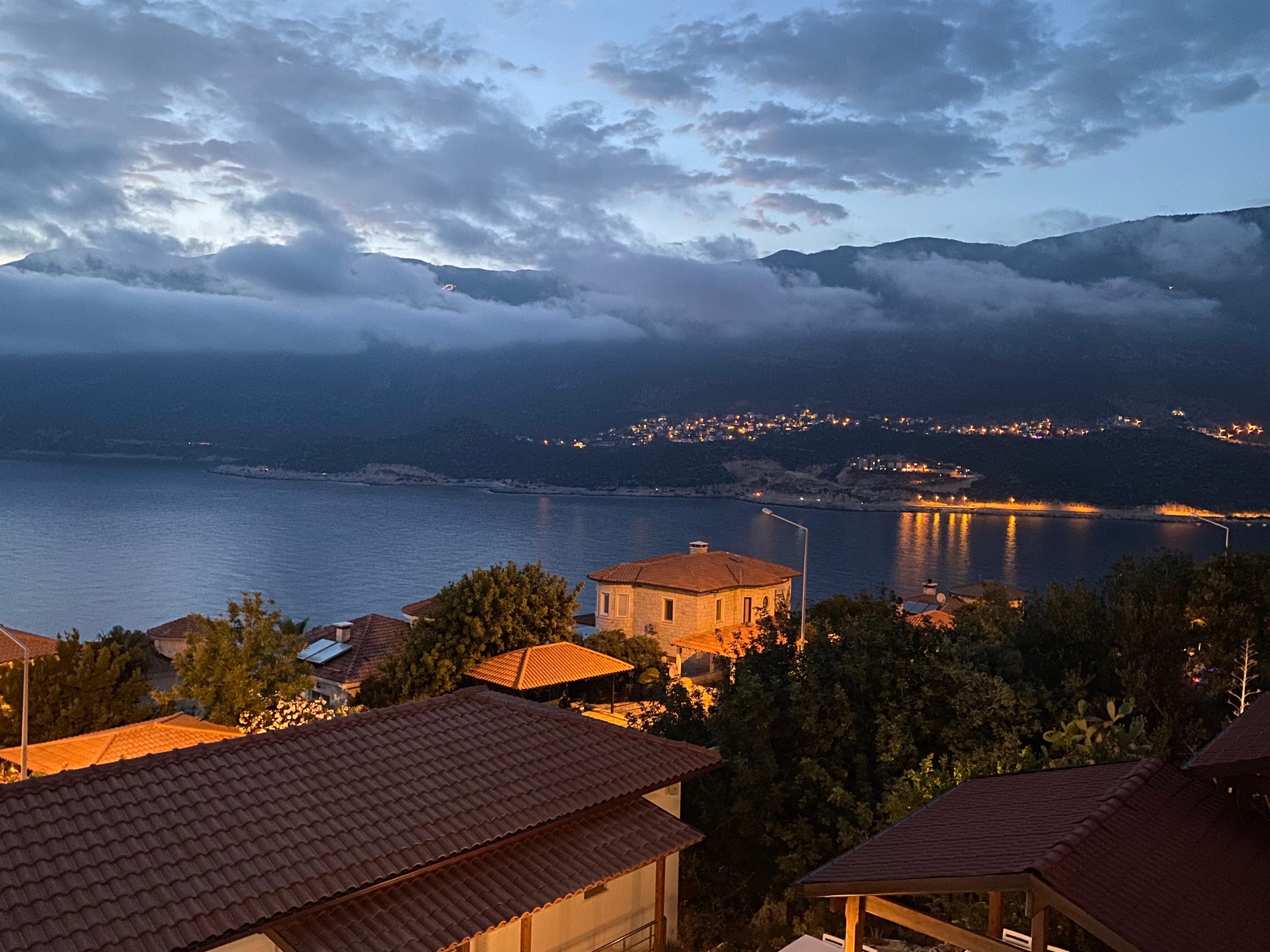 View from room during the night