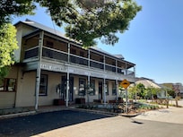 From the outside parking