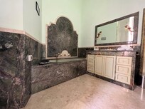 One of the two bathrooms.