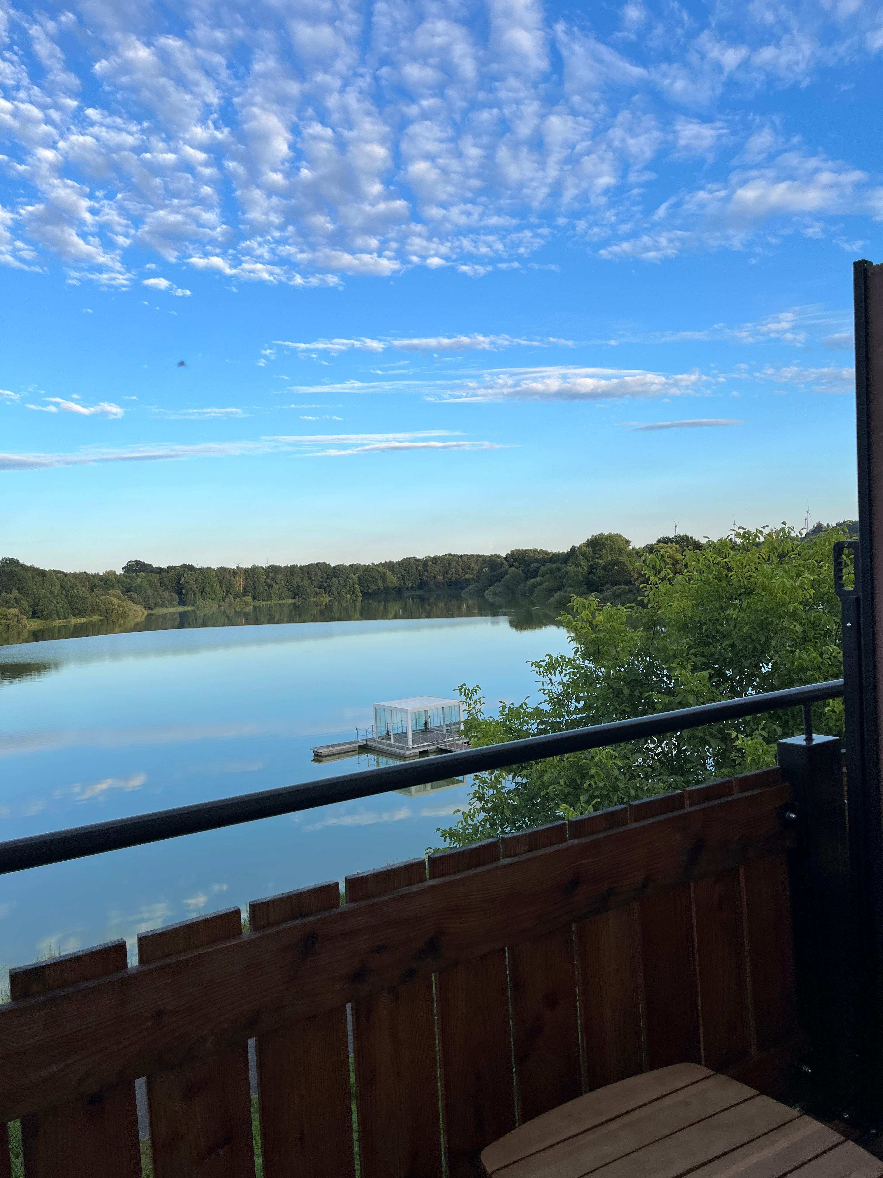 Ausblick vom Balkon