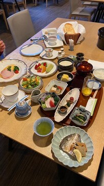 早餐(和食&洋食)
建議點和食,因為米飯實在太好吃了😋