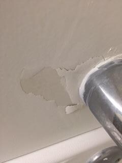Paint peeling on side