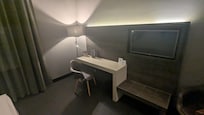 Double bed, coffee machine, hair dryer available