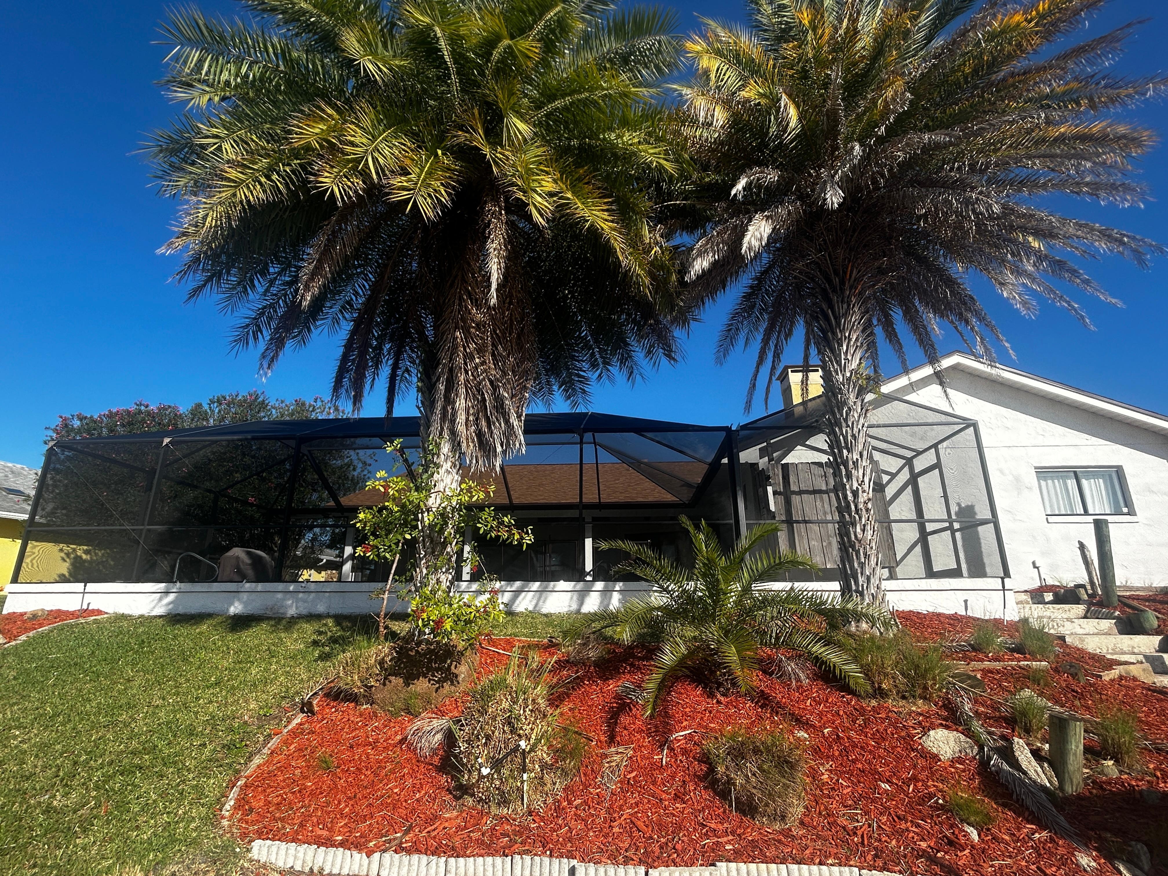 View of home from private dock 