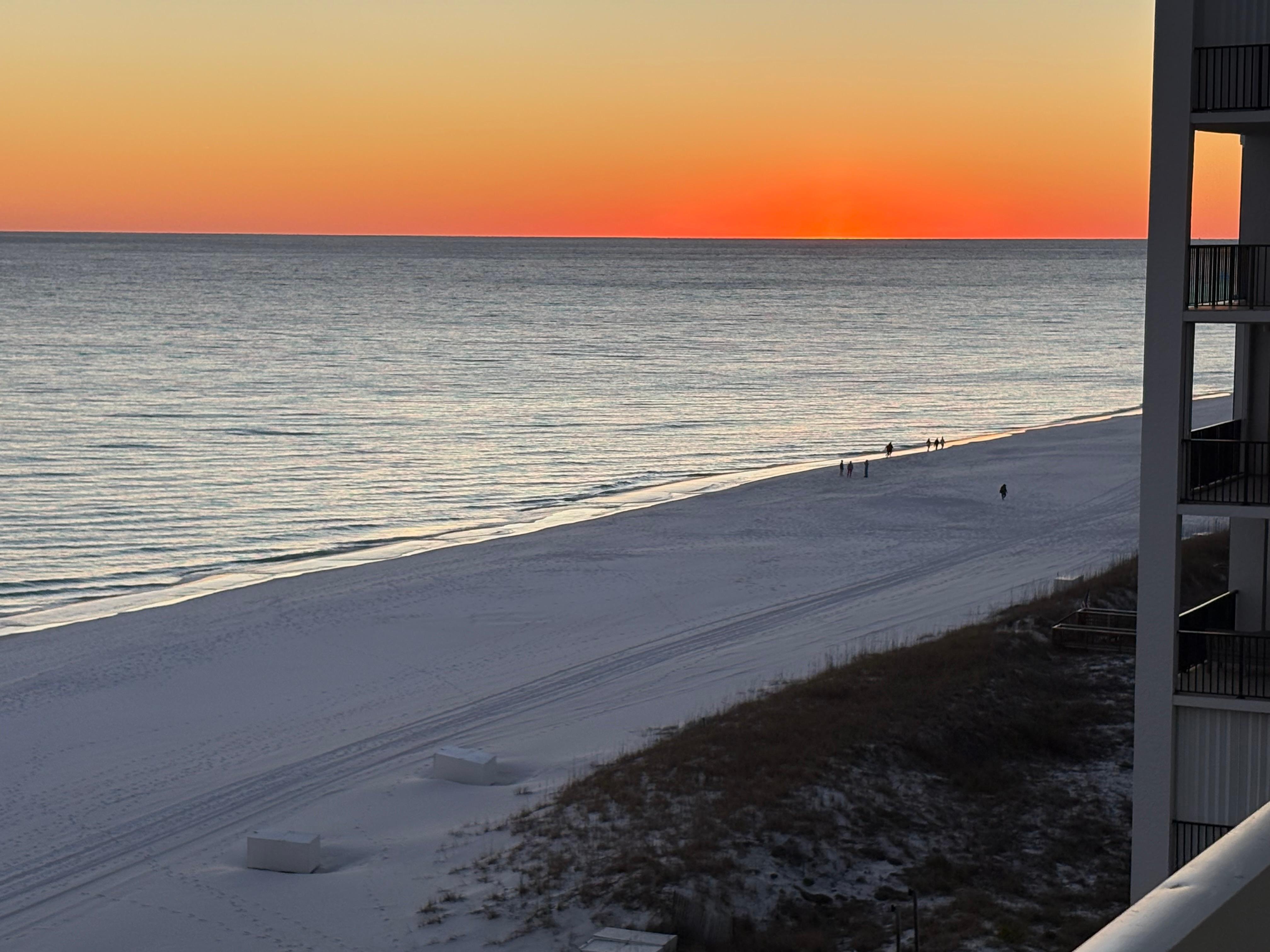 Enjoyed the view morning and evening. 