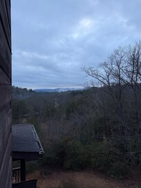 View from the private balcony of Quinn room #5