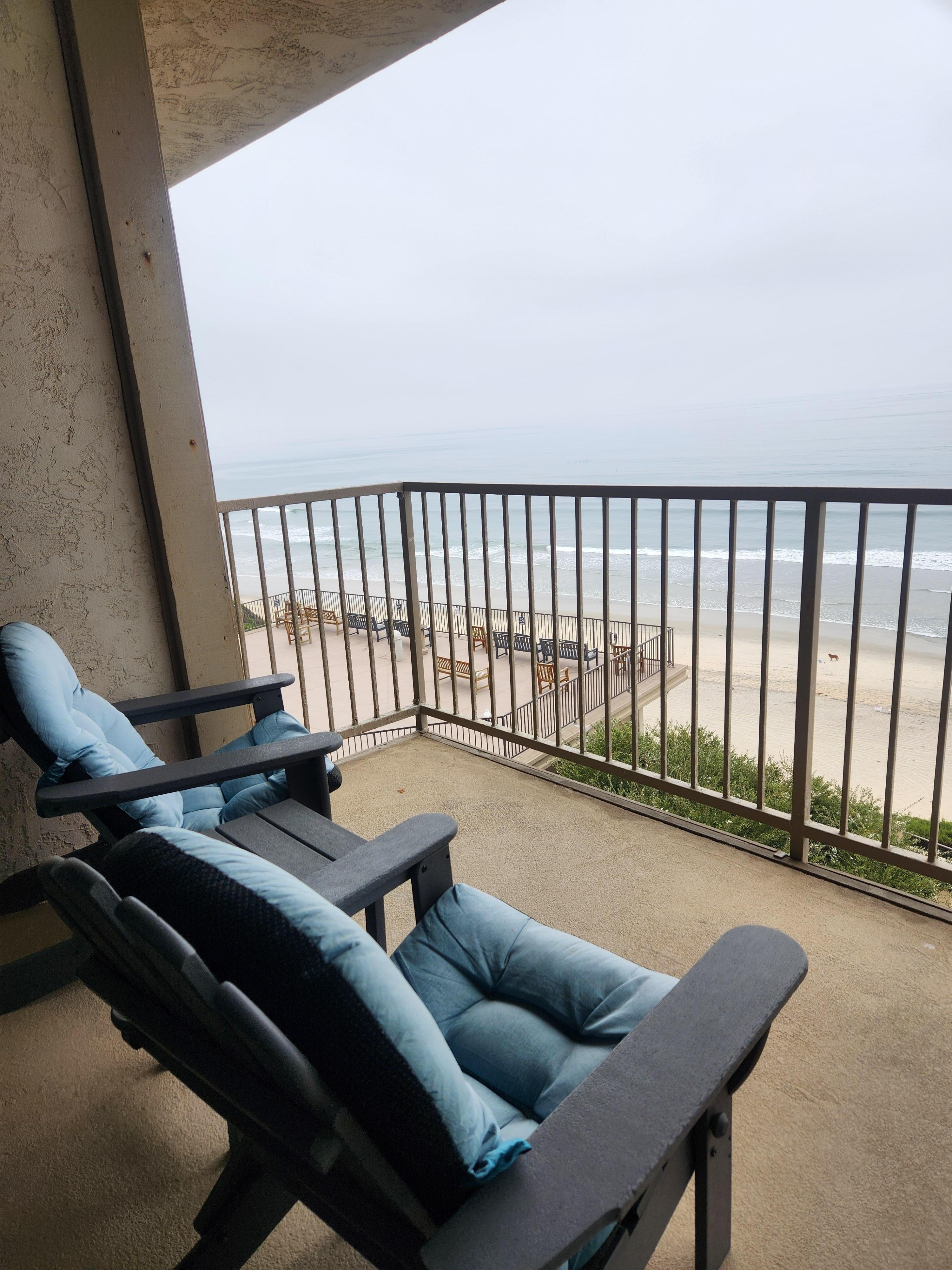 Comfy.and private balcony.