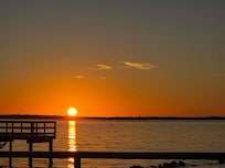Sunset at the neaeby Dunedin Marina.