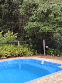 Complete privacy as surrounded by trees etc