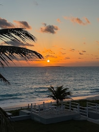 Sunrise from my upstairs bedroom.