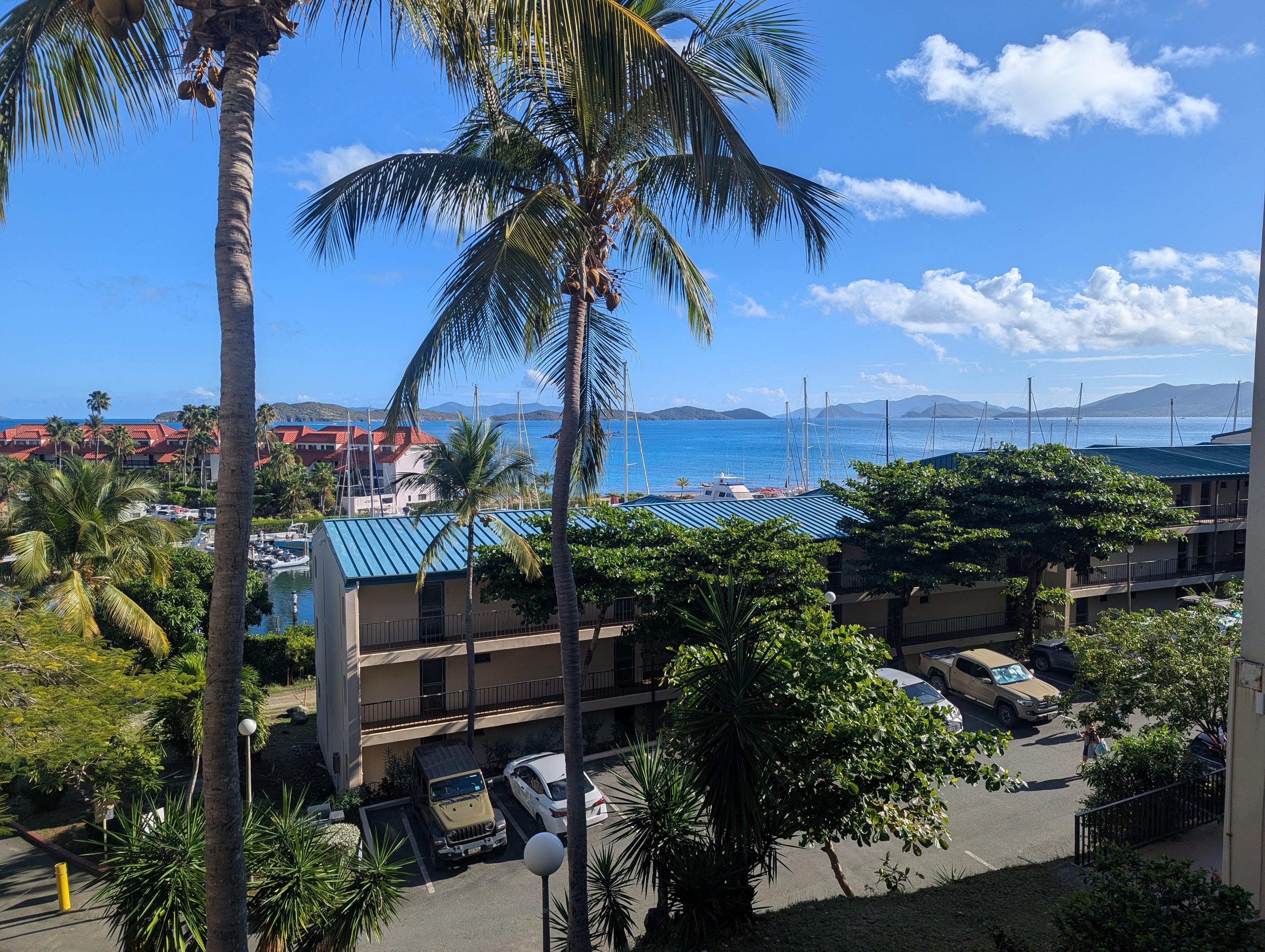 Our view from the balcony