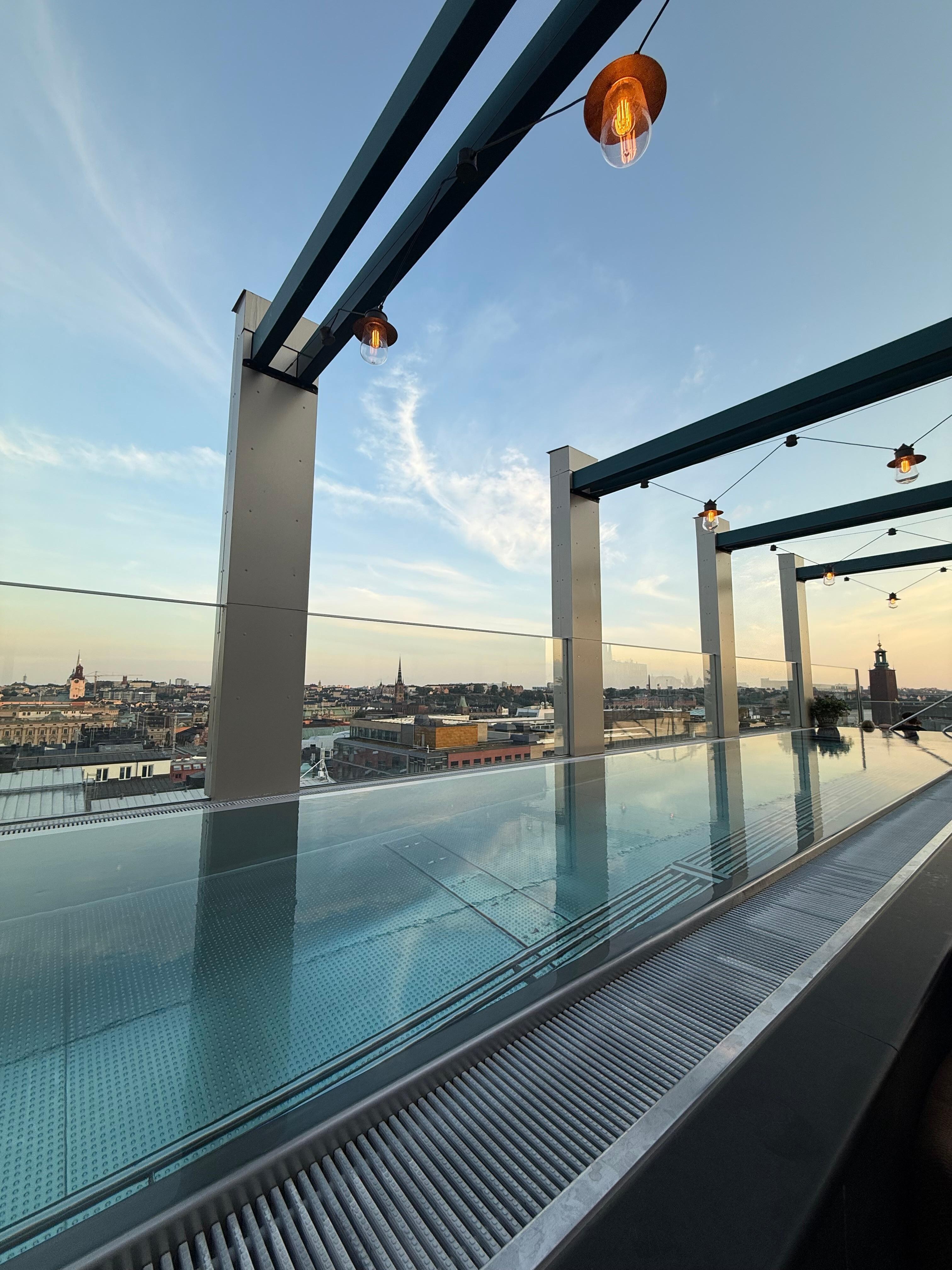 Rooftop pool