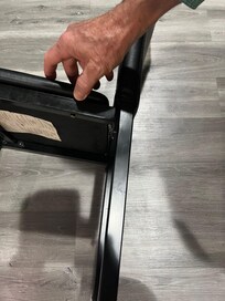 Chair missing bolts very unsafe