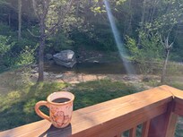 Saturday morning view from the back porch
