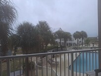 The actual view from the balcony.