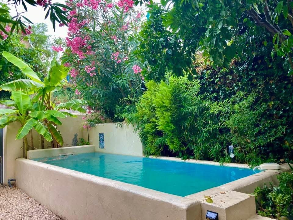 Though small we really enjoyed hanging out at the pool, and it saved us on blistering hot days.