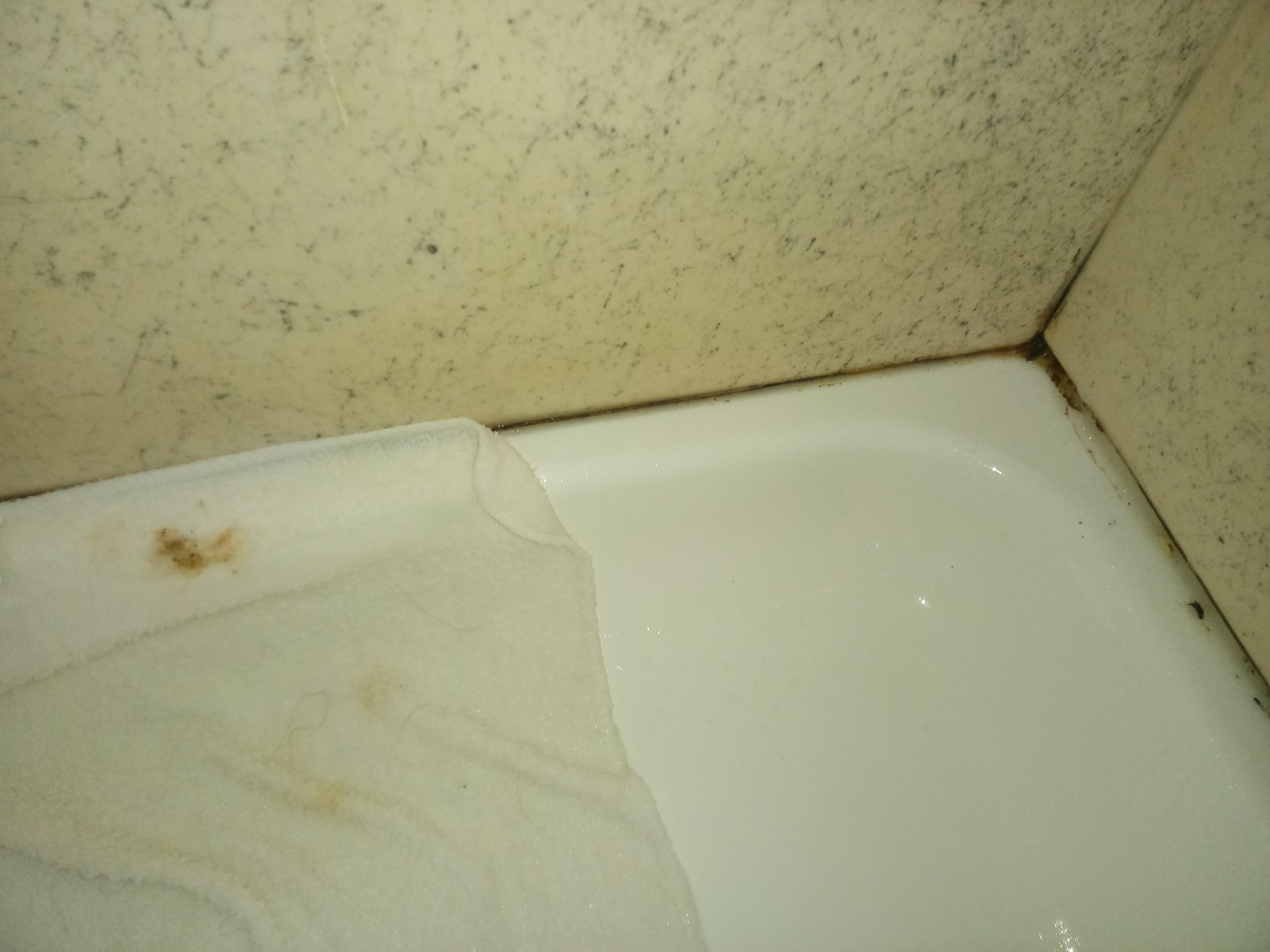 Wiped it with this towel to see if it would wash off