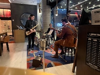 Lobby area had live music during our stay