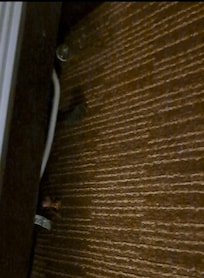 Shot glass under the AC