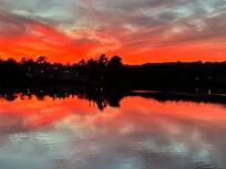 Stupendous sunset in Kennebunkport, short drive away.
