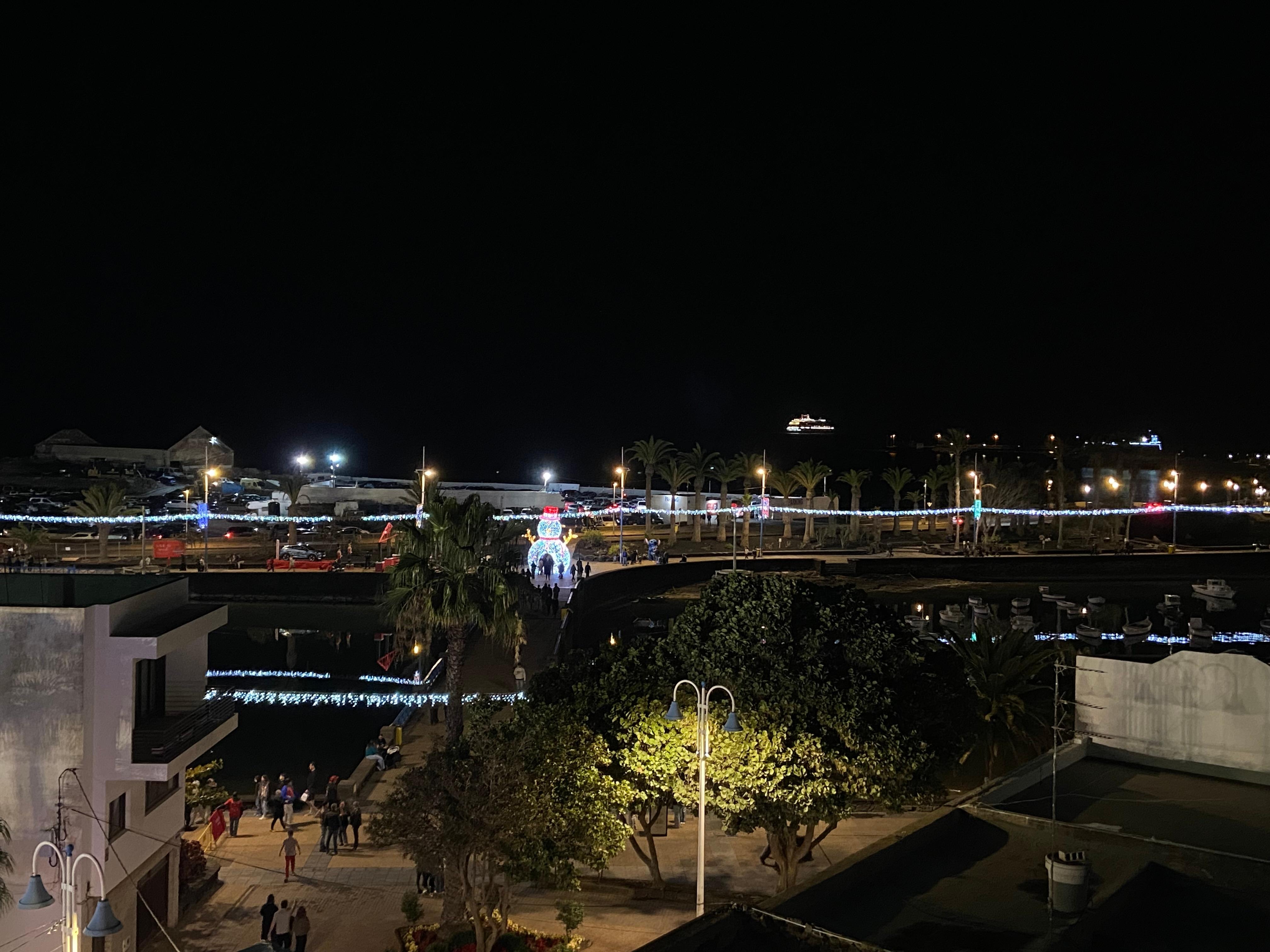  Night view from the patio
