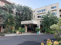 The front area of the building is beautifully landscaped!