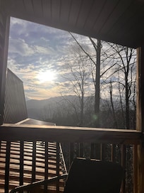 View from private master bedroom balcony. Great private spot.