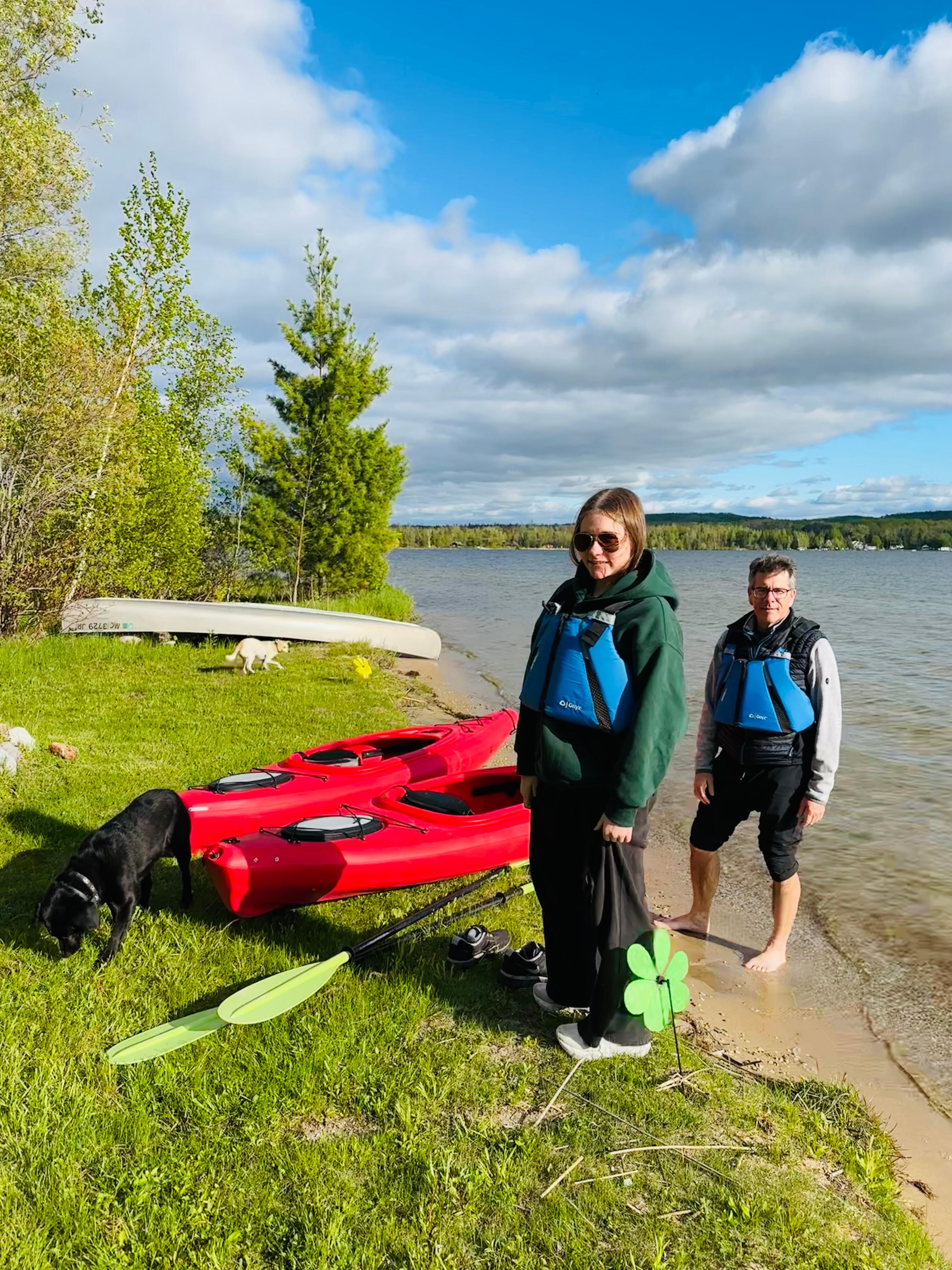 The kayaks were very nice, including lifejackets