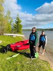 The kayaks were very nice, including lifejackets