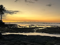 Beach at sunset