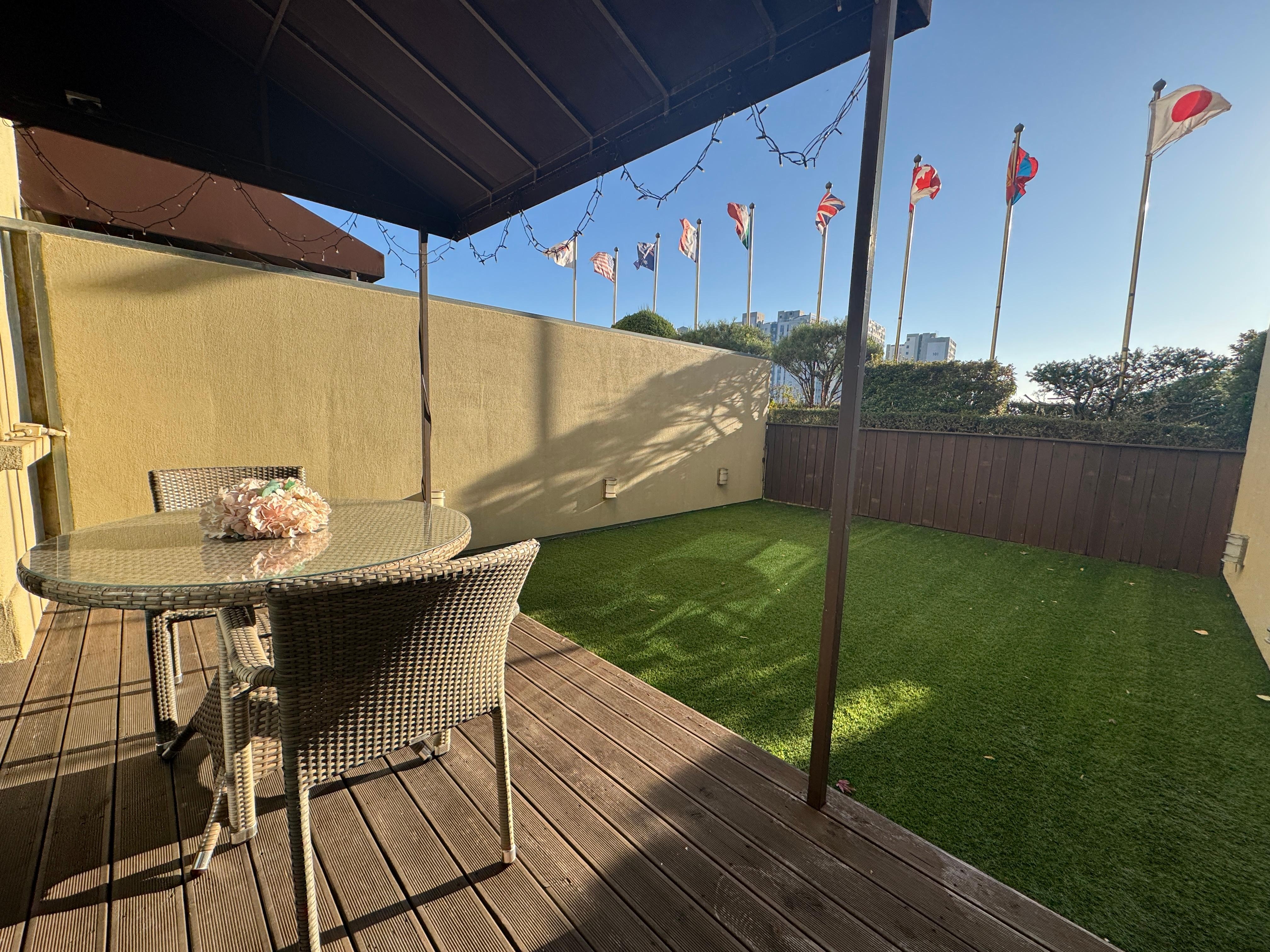 I booked a room with a terrace.