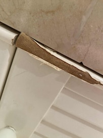 Worn out bathroom cubbards