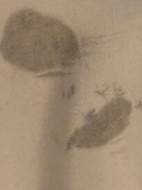 Stain or dirt on the duvet