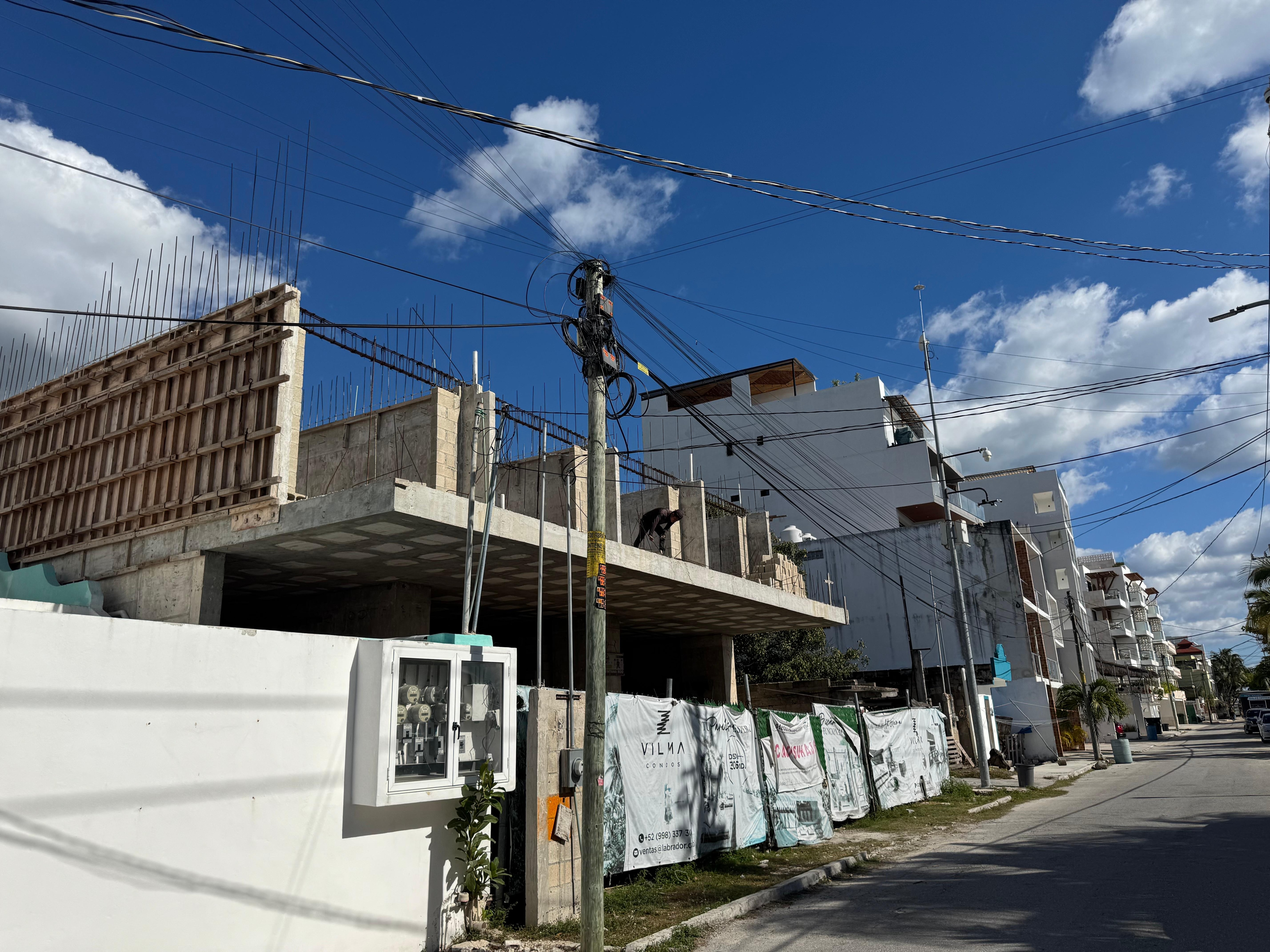 andere Seite hat auch eine Baustelle 