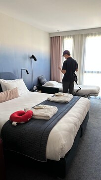 Triple Room. King and twin sofa bed.