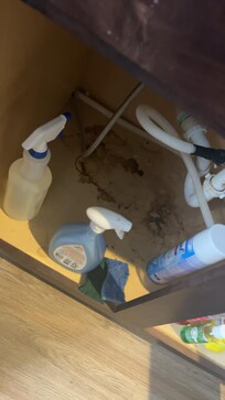 Under kitchen sink i have lots of other photos but for some reason I canât post All not sure why.