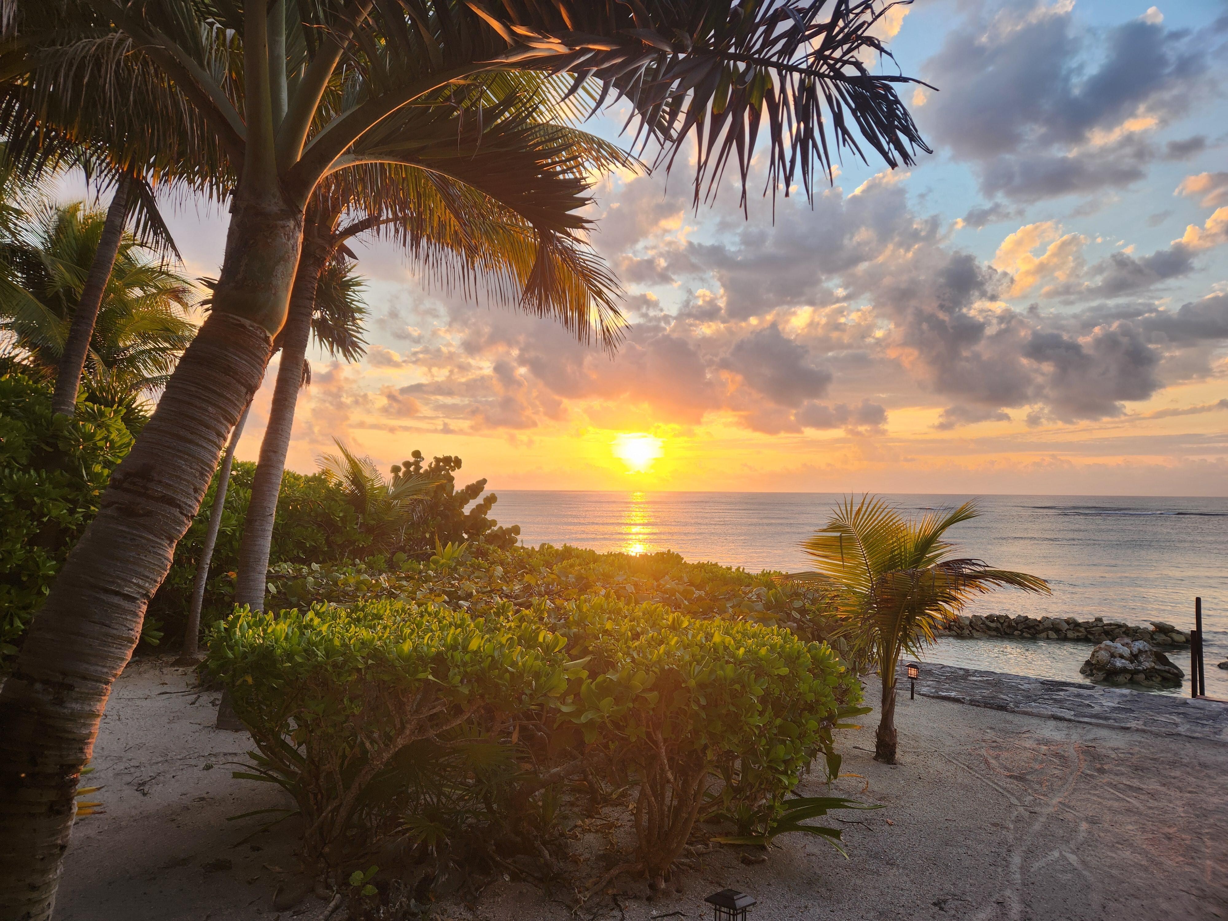 Sunrises are spectacular 