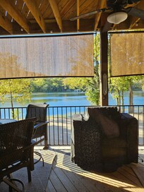 This was the view from the living room and back deck.