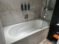 shower/tub Be careful!! not for elderly, Handicapped, pregnant or any mobility issues . I slipped getting out!