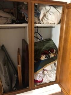 No space to put clothes