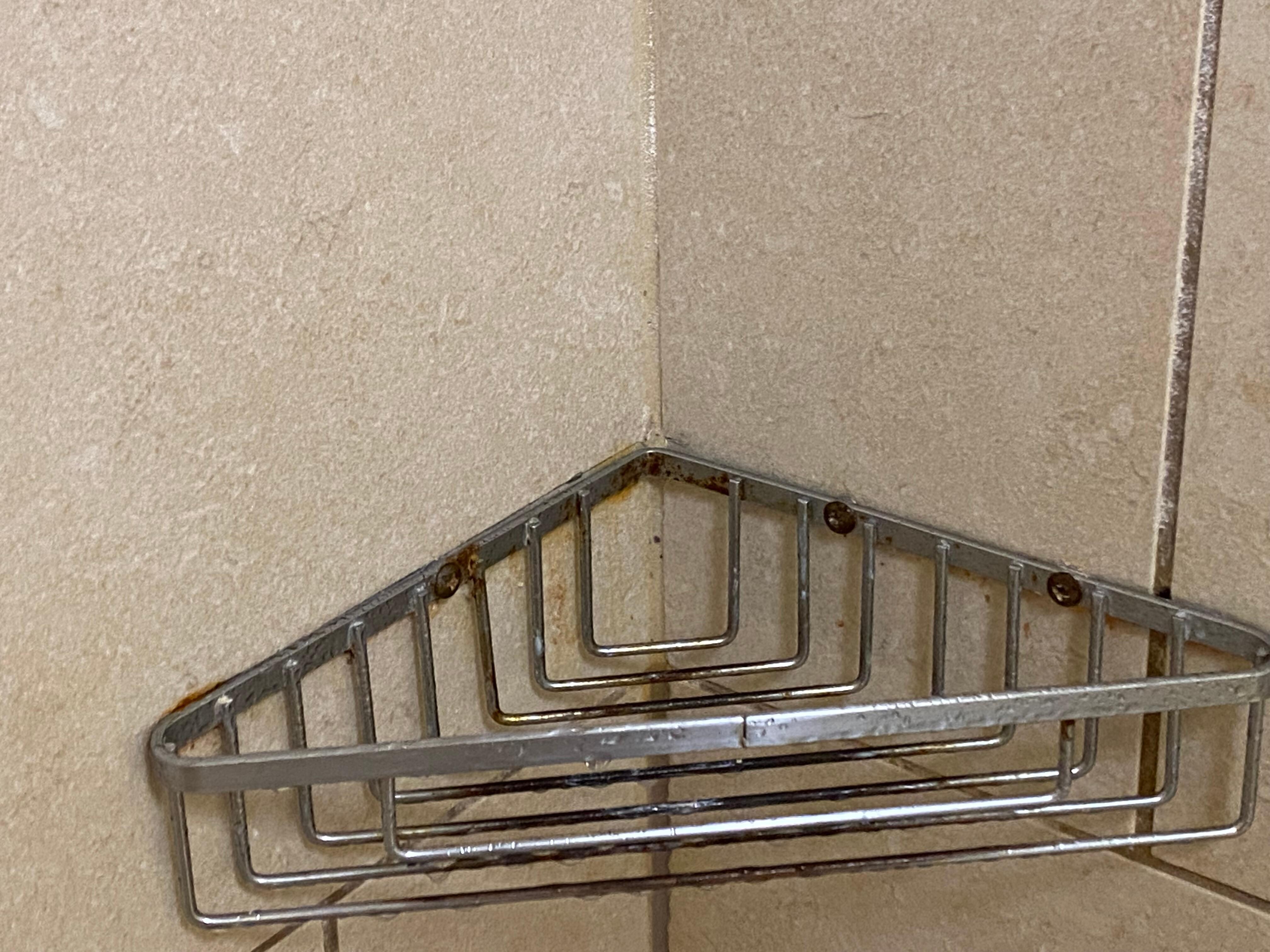 Rusty soap hardware-shower
