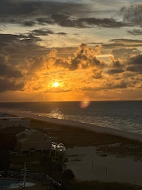 Sunrise from the balcony
