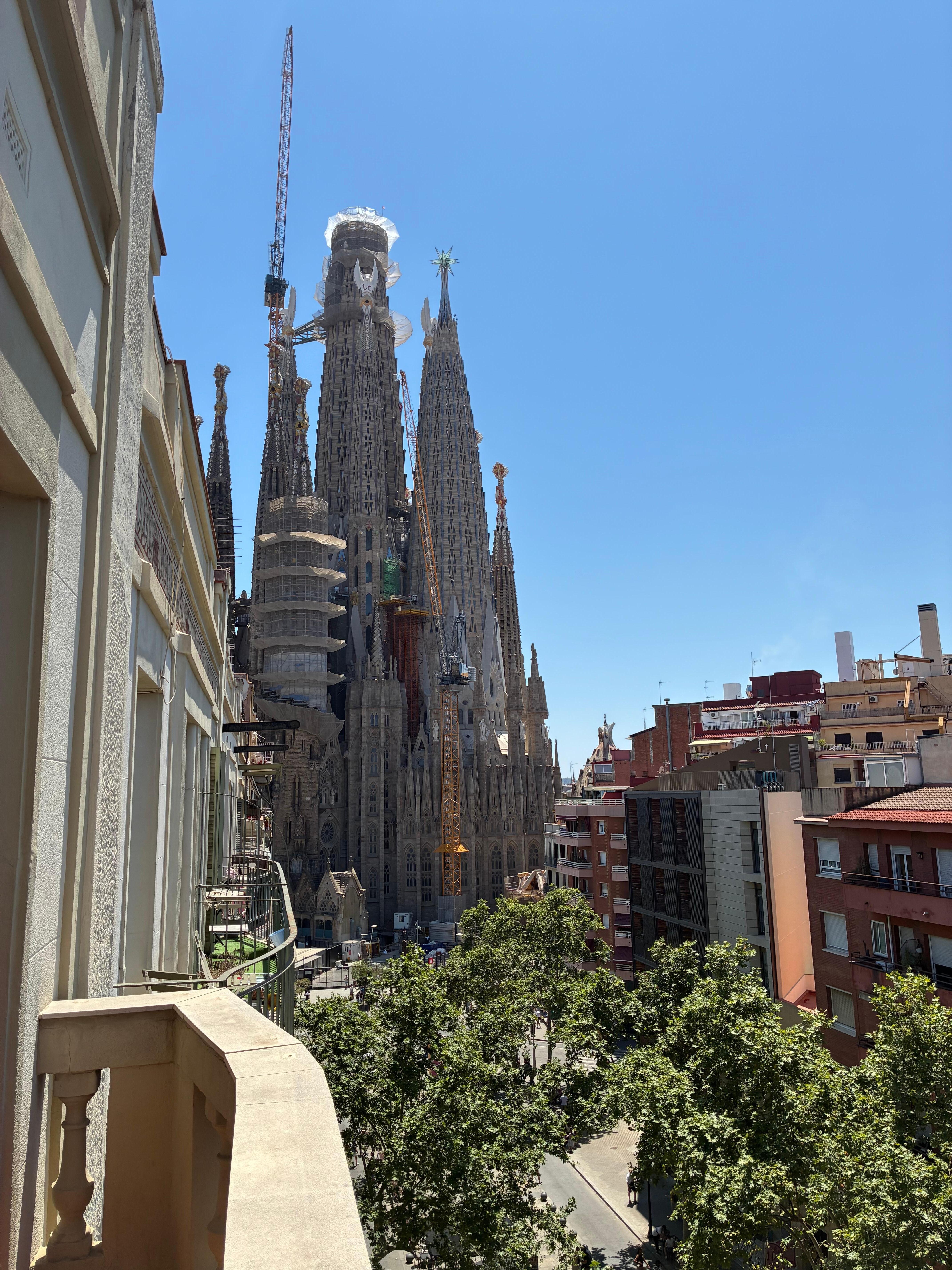 View from the balcony