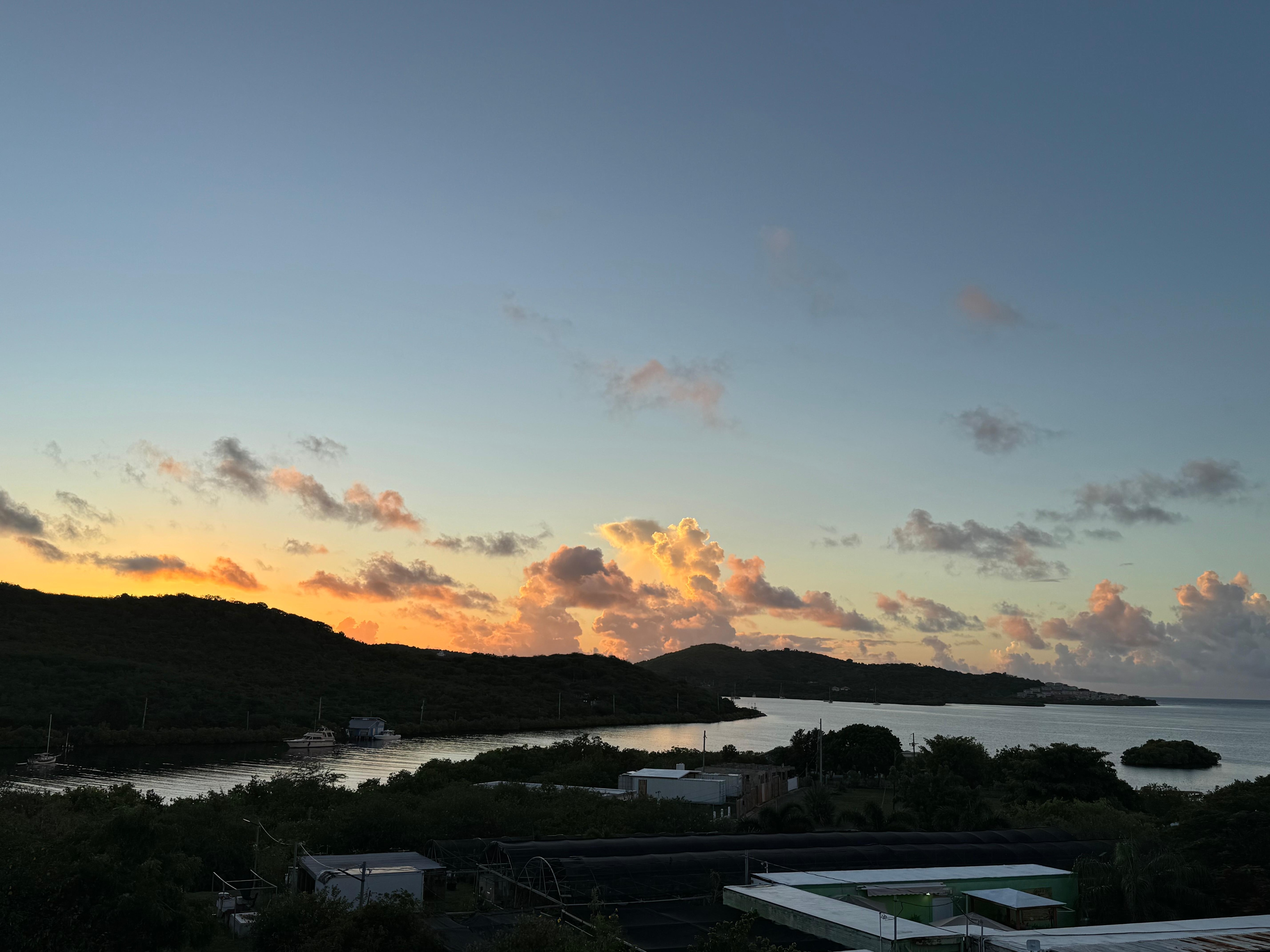 Sunrise from the back porch