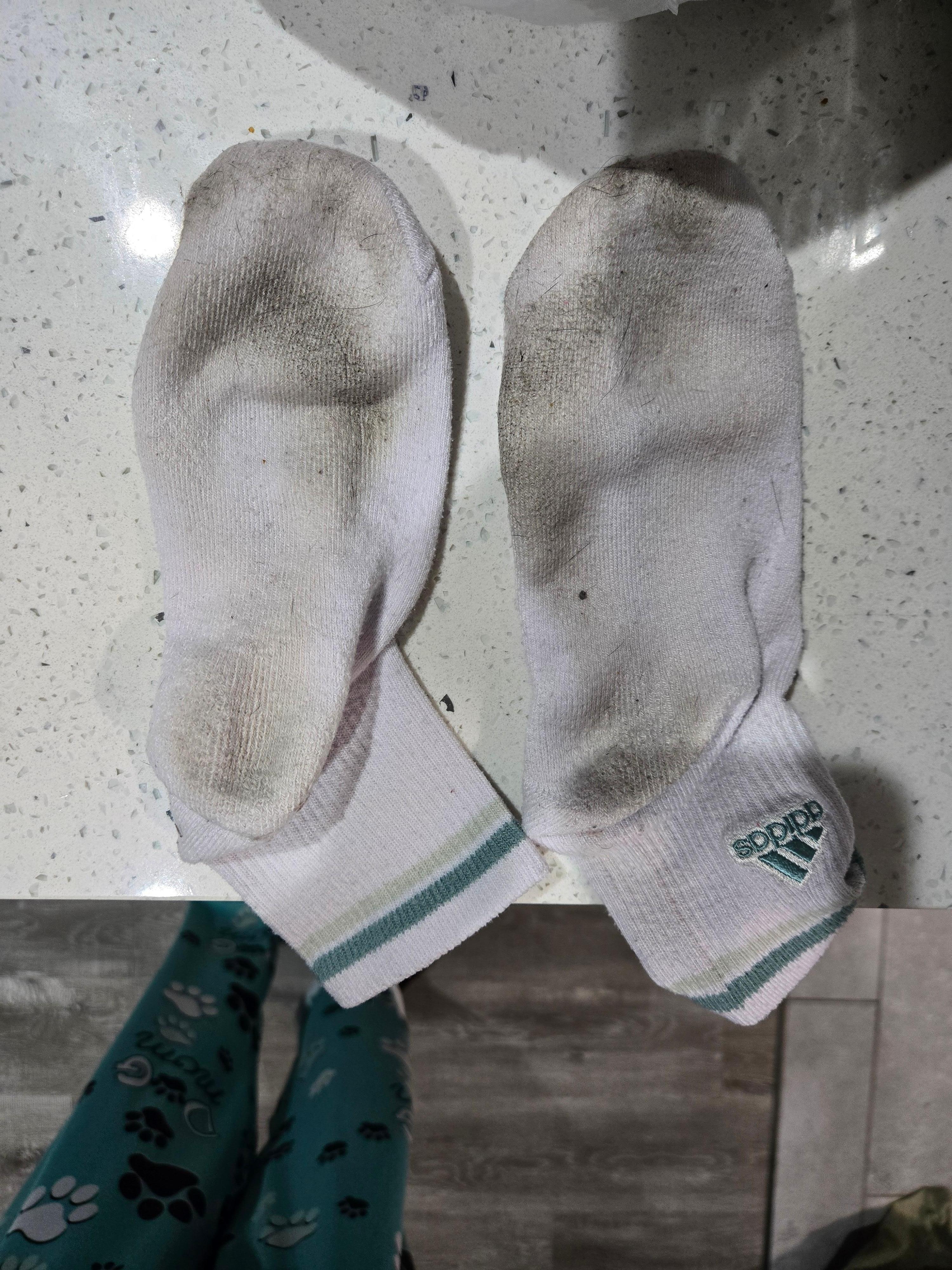 walking from the bathroom to bed during the evening.