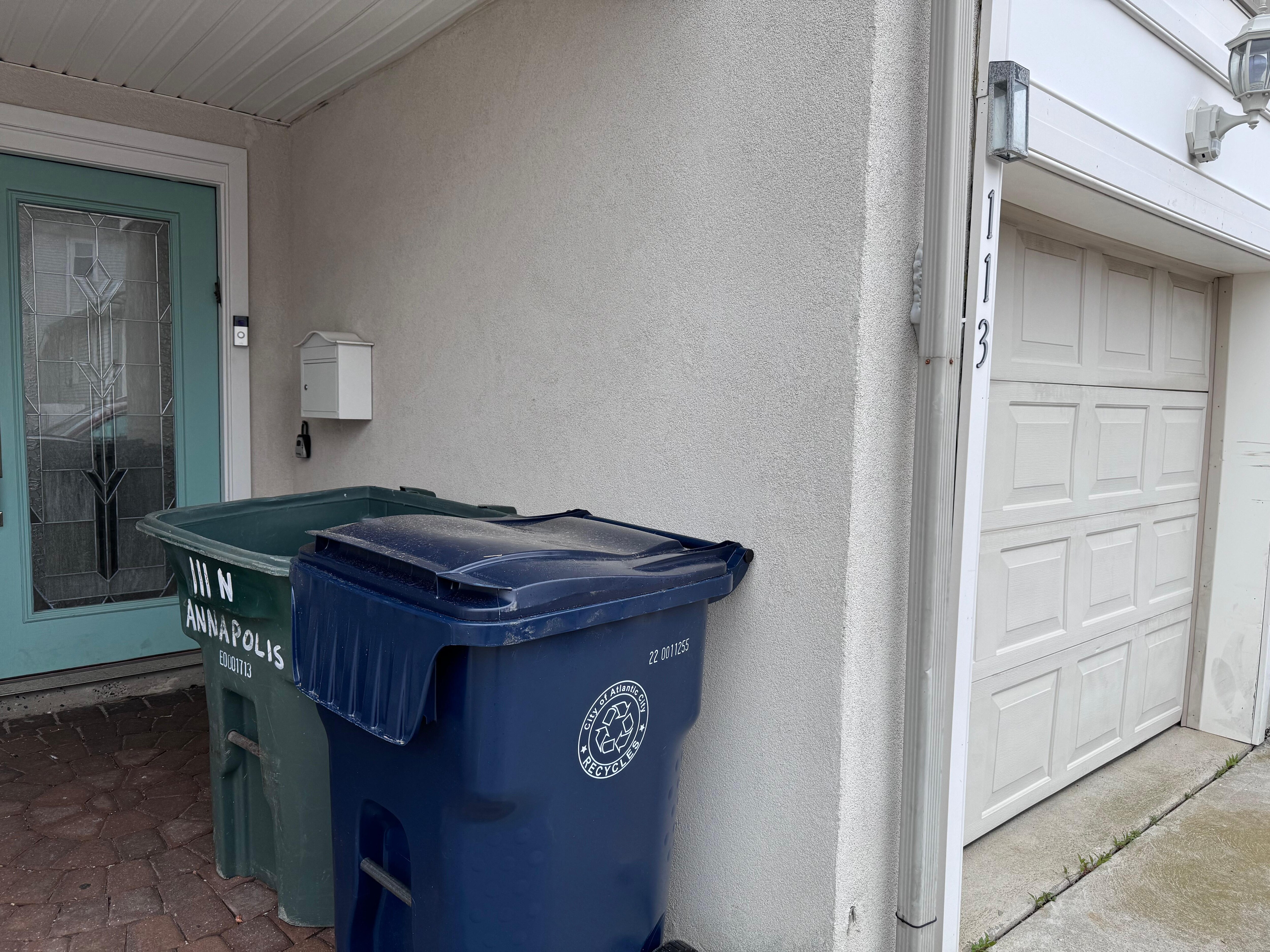 And here’s the entrance to the property. Not a good neighborhood and the property was very run down. 