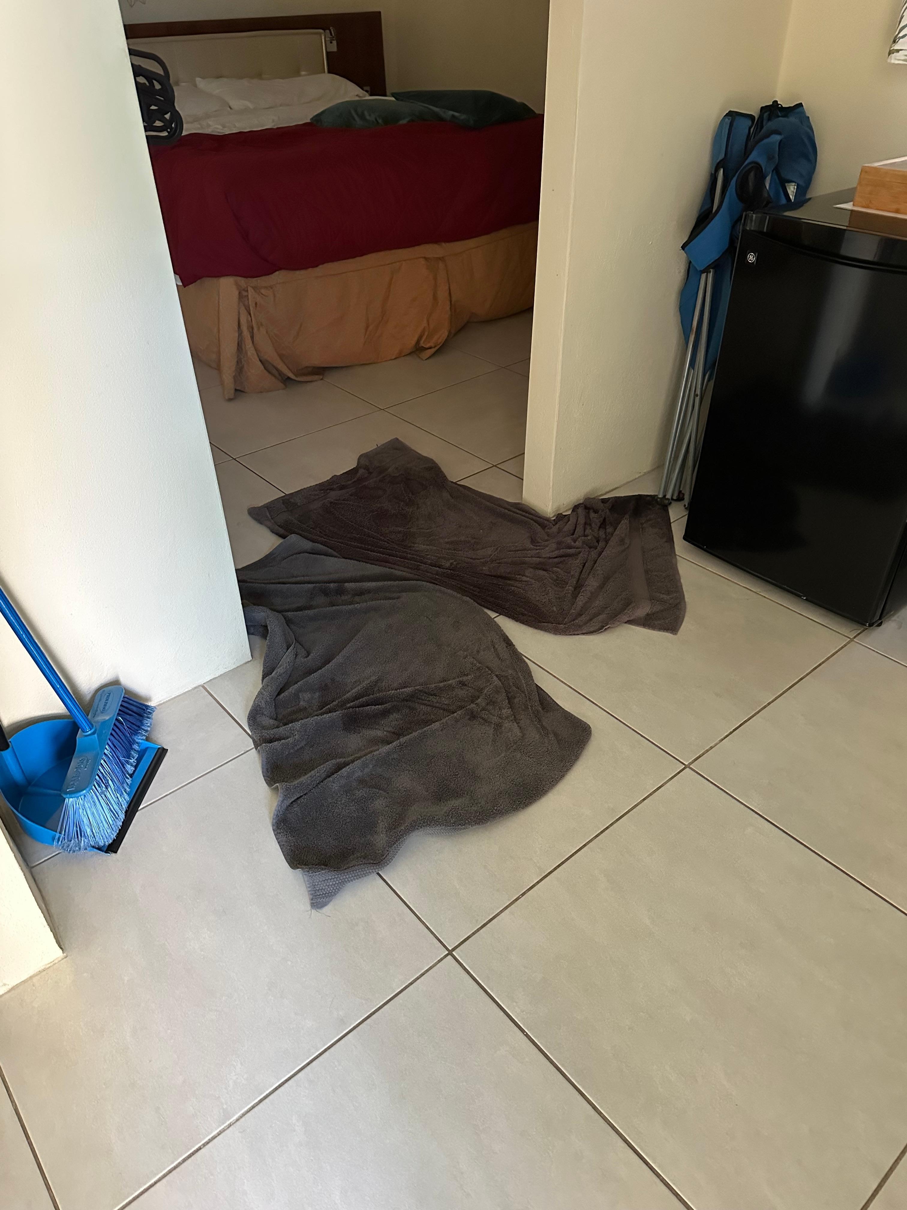 Walked through here to go to the bathroom in the morning and could have wiped out!