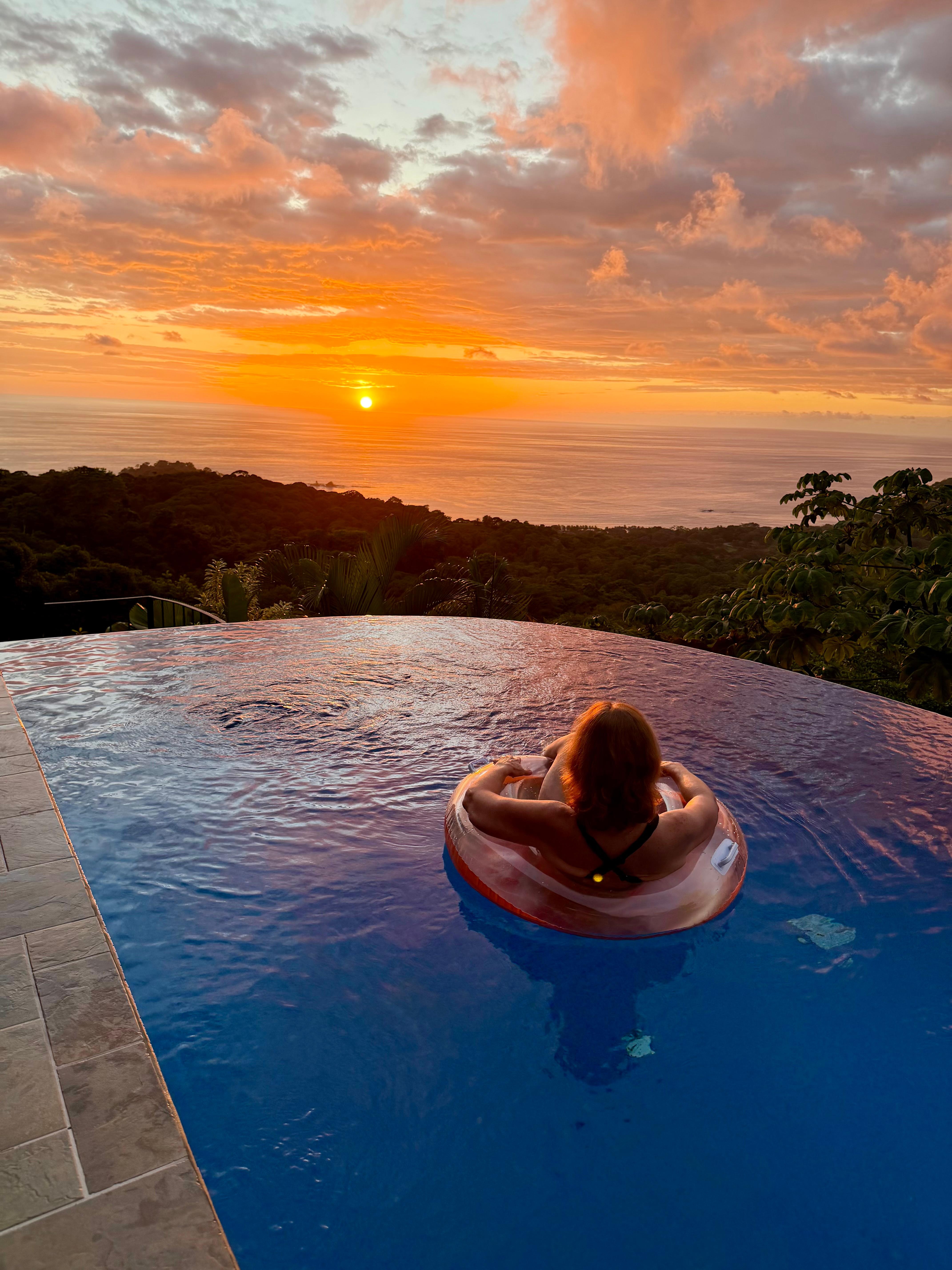 Sunsets from the infinity pool were spectacular 